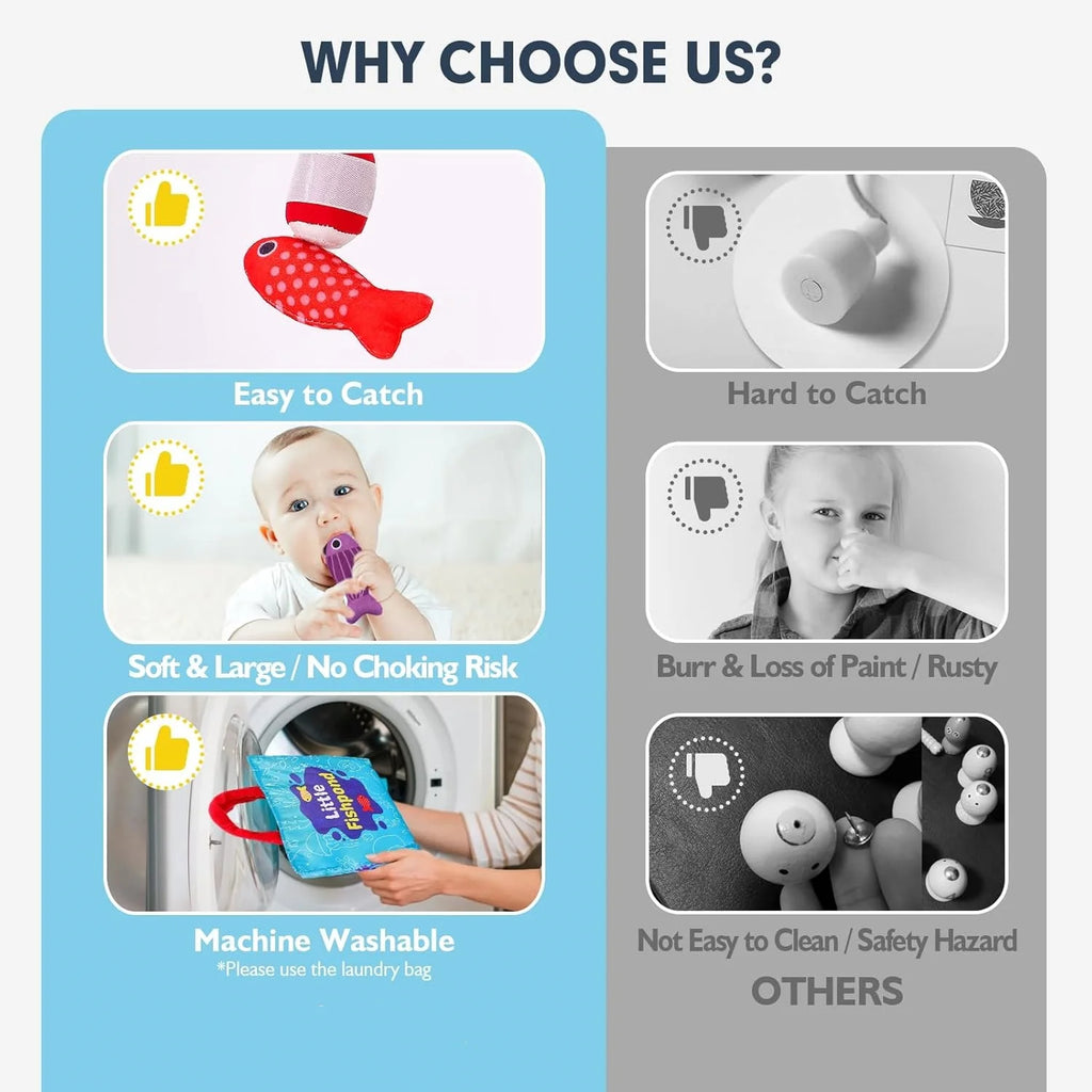 Montessori Toddler Fishing & Stacking Toy – Color & Number Learning Game  🎣🧩