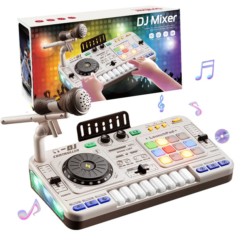 Kids DJ Mixer Toy – Multifunctional Music Controller with Effects 🎵