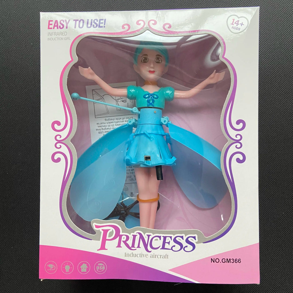 Elf Fairy Flying Gesture Toy – Induction Helicopter Luminous Flying Doll for Kids Christmas Gift