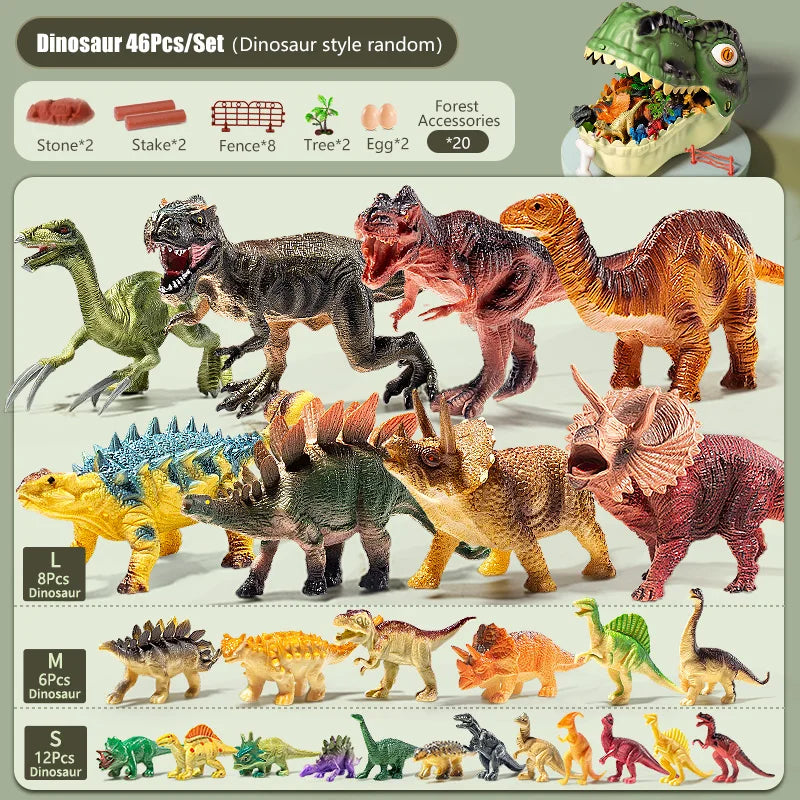 Simulation Dinosaur Action Figure – Jurassic T-Rex Toy for Kids