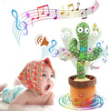 Dancing Talking Cactus Toy | Repeat Voice, Sing & Dance Plush Interactive Toy for Kids