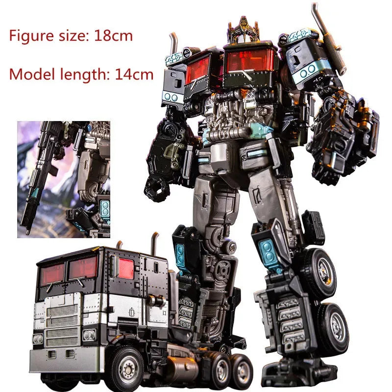 Robot Car Action Figure – Alloy & Plastic Transforming Toy for Kids