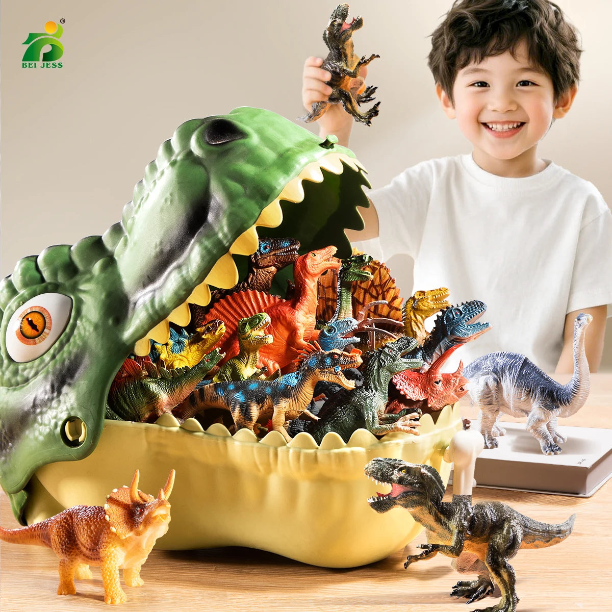 Simulation Dinosaur Action Figure – Jurassic T-Rex Toy for Kids