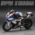 1:12 Kawasaki H2R / BMW S1000RR Diecast Alloy Motorcycle Toy Model