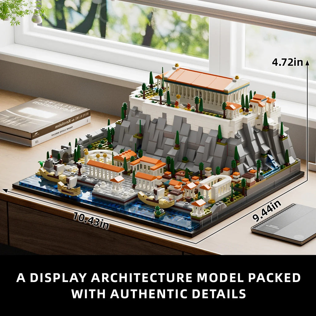 Acropolis of Athens Mini Building Blocks – 1752 PCS Educational Architecture Model Set