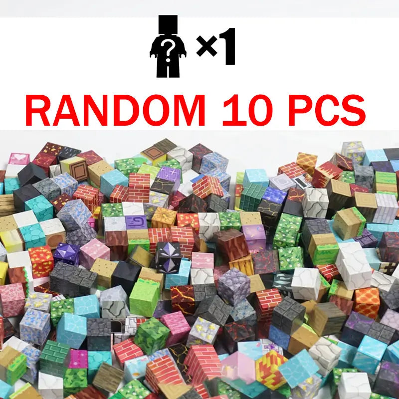 10–200 PCS Magnetic Building Blocks Set – Mini STEM DIY Educational Toy for Kids