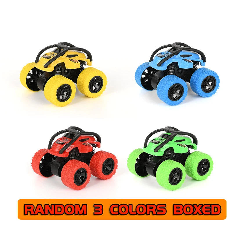 Inertial Off-Road 4WD Stunt Car – 360° Rotating Climbing Vehicle, Shockproof & Fall-Resistant Toy Truck for Kids