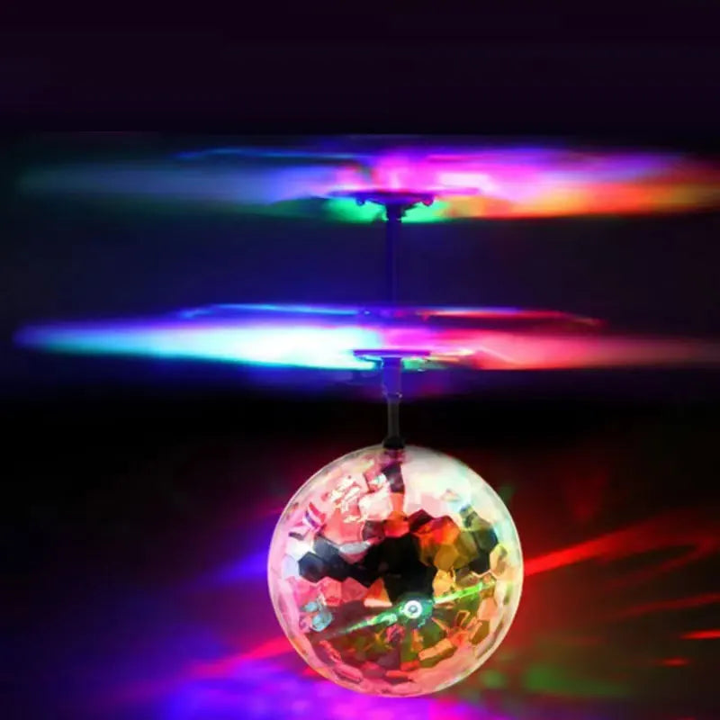 Induction Floating Crystal Ball Toy | Colorful LED Gyroscope Hover Ball for Kids