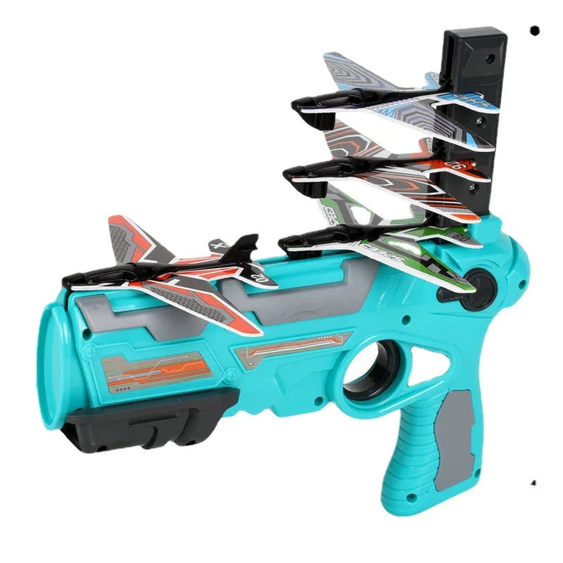 Foam Airplane Launcher Toy for Kids – Hand Launch Catapult Plane, Outdoor Flying Game, Parent-Child Activity Sports Toy, Gift for Boys & Girls