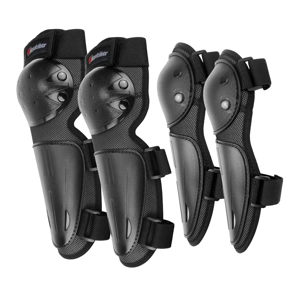 Kids Motocross Motorcycle Protective Armor Set – Body Vest & Kneepads fo