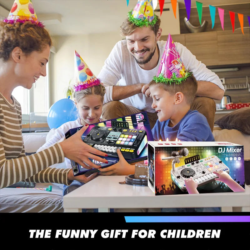 Kids DJ Mixer Toy – Multifunctional Music Controller with Effects 🎵