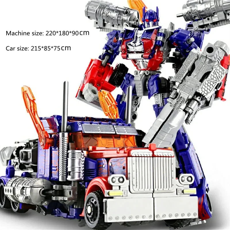 Robot Car Action Figure – Alloy & Plastic Transforming Toy for Kids