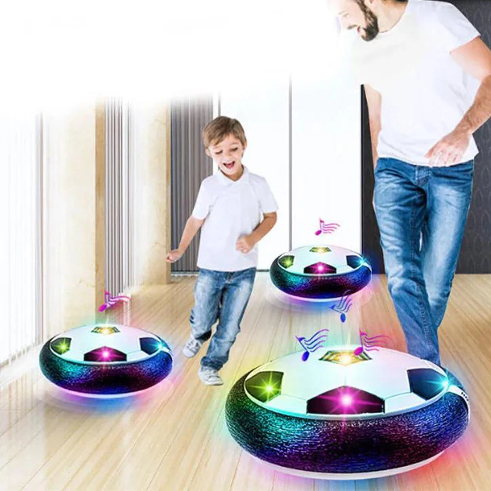 Hover Soccer Ball with LED Lights & Music – Indoor Floating Football Toy