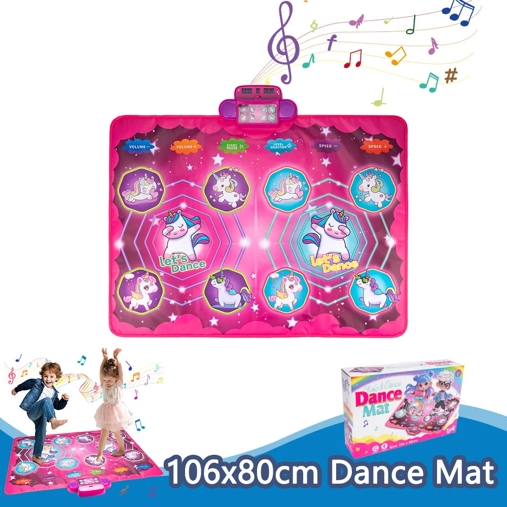 Kids Electronic Dance Mat with Music – Double Play