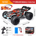 SCY 16102 1:16 4WD RC Car – 50KM/H High-Speed Drift Truck with LED Lights