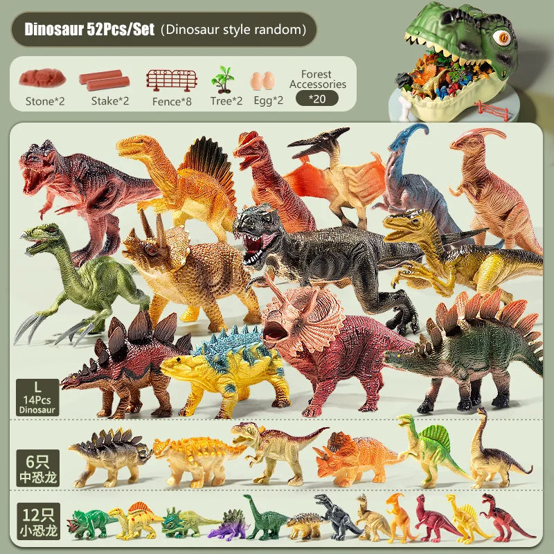 Simulation Dinosaur Action Figure – Jurassic T-Rex Toy for Kids