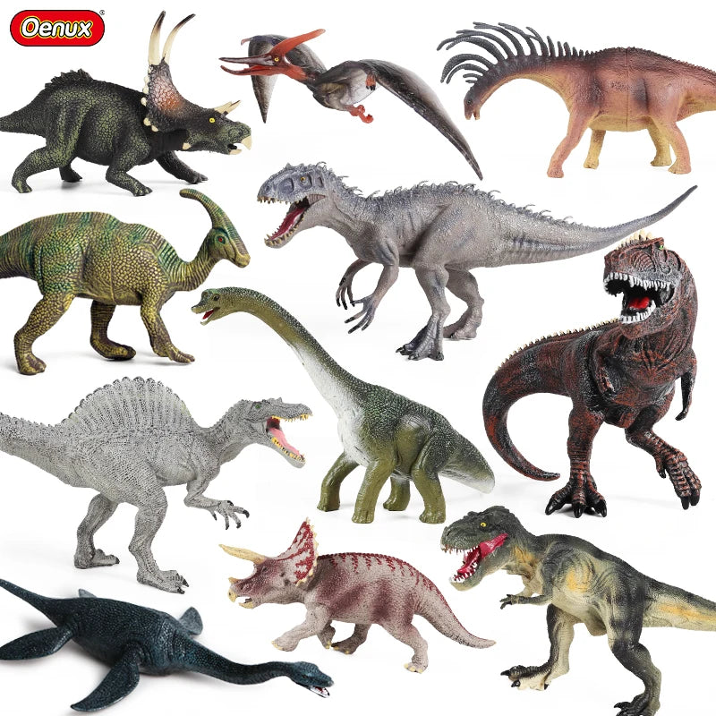 Oenux Dinosaur World Action Figures – Jurassic Collection Toy for Kids