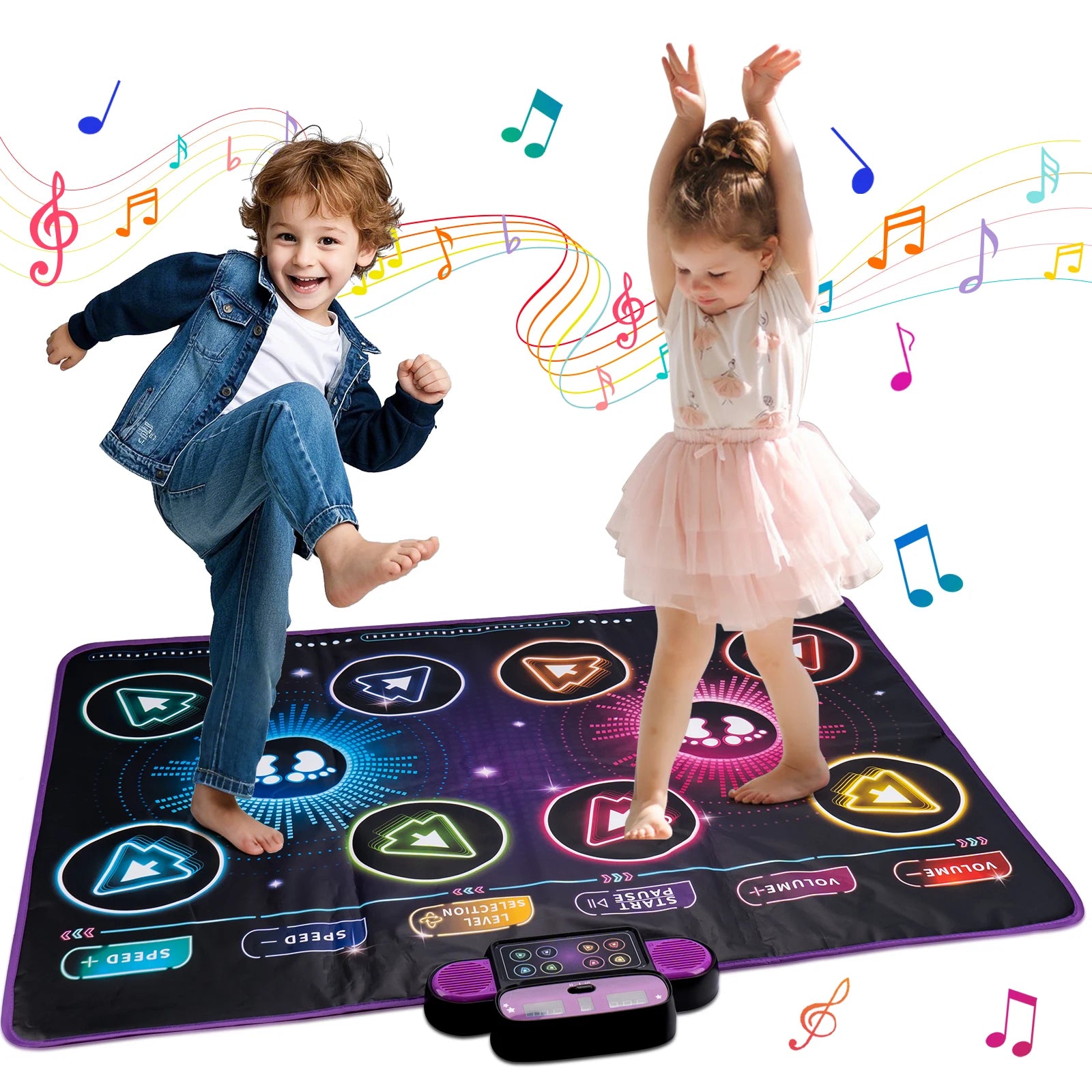 Kids Electronic Dance Mat with Music – Double Play