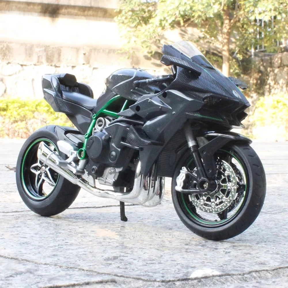 1:12 Kawasaki H2R / BMW S1000RR Diecast Alloy Motorcycle Toy Model