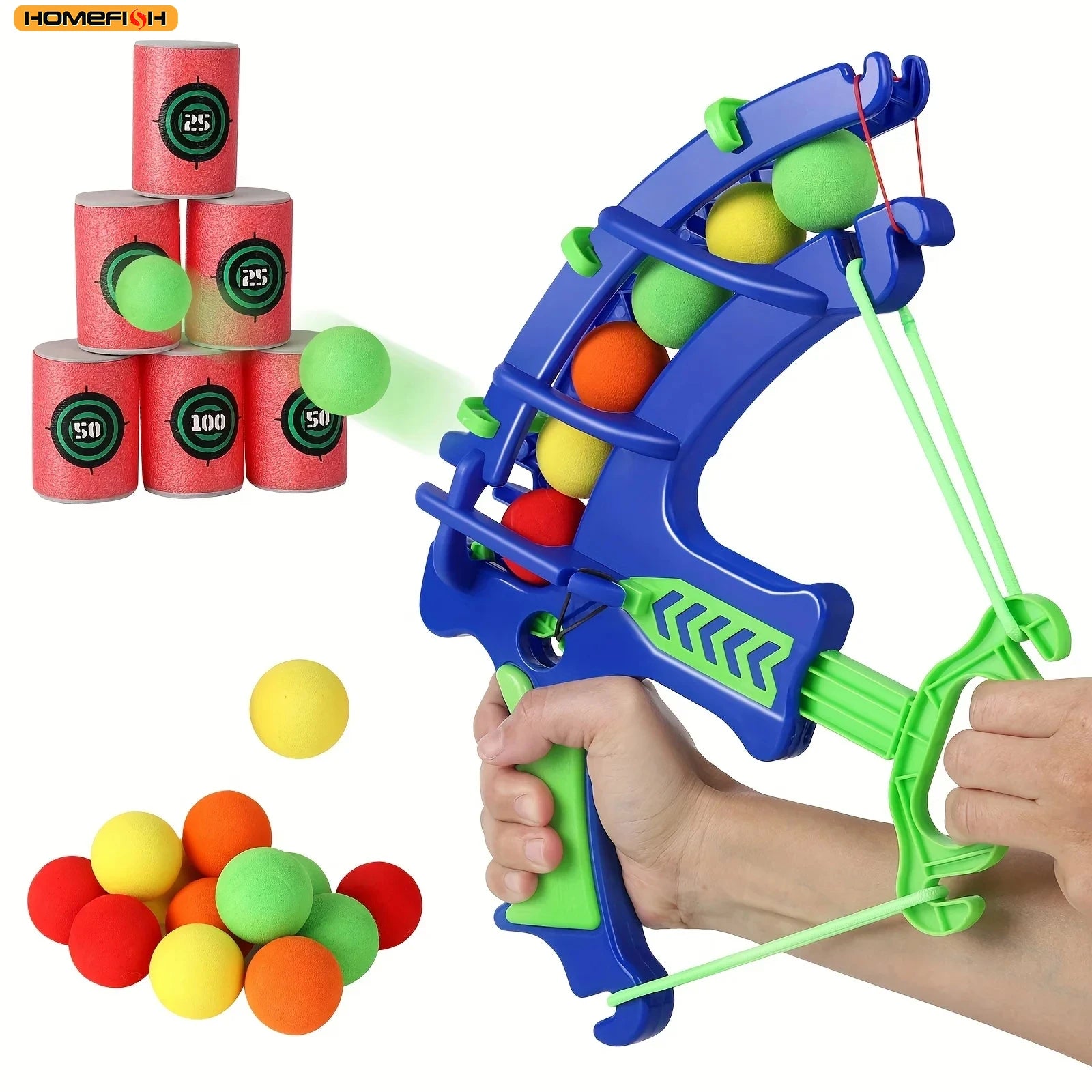 Soft Bullet Shooting Target Toy for Kids | Safe Foam Practice Gun Set | Educational Target Training Game
