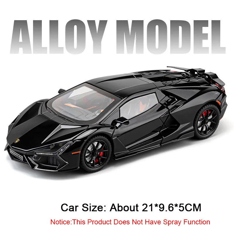 1:24 REVUELTO Diecast Supercar – Alloy Model with Sound, Light & Pull-Back