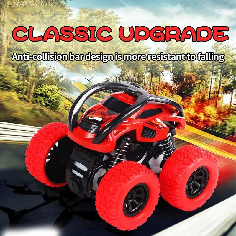 Inertial Off-Road 4WD Stunt Car – 360° Rotating Climbing Vehicle, Shockproof & Fall-Resistant Toy Truck for Kids