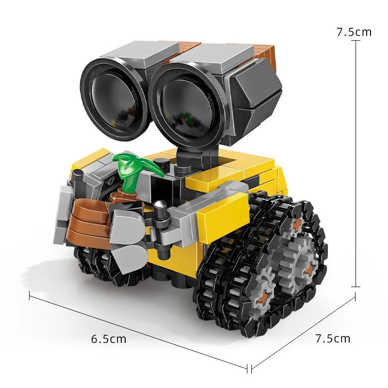 Hot  mini Wall-E Building Block Kit MOC Idea Technical Classic Movie Model Building Block Assembly Children's Toy Gift