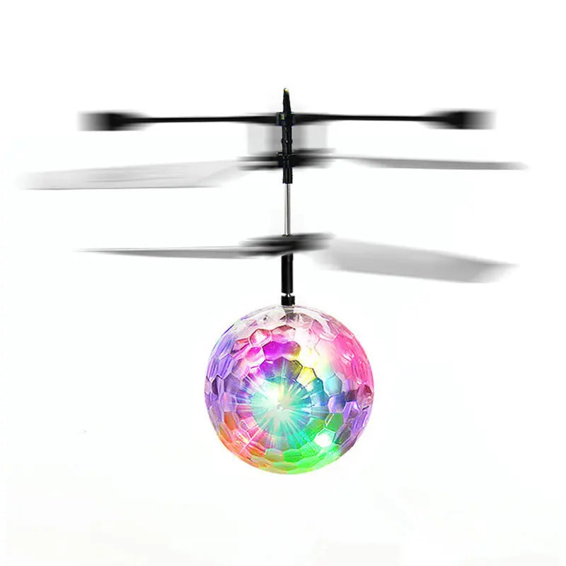 Induction Floating Crystal Ball Toy | Colorful LED Gyroscope Hover Ball for Kids