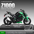 1:12 Kawasaki Z1000 Alloy Motorcycle Model – Simulation Street Bike Toy for Kids & Collectors