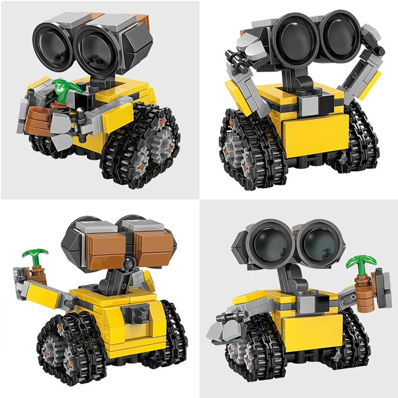 Hot  mini Wall-E Building Block Kit MOC Idea Technical Classic Movie Model Building Block Assembly Children's Toy Gift