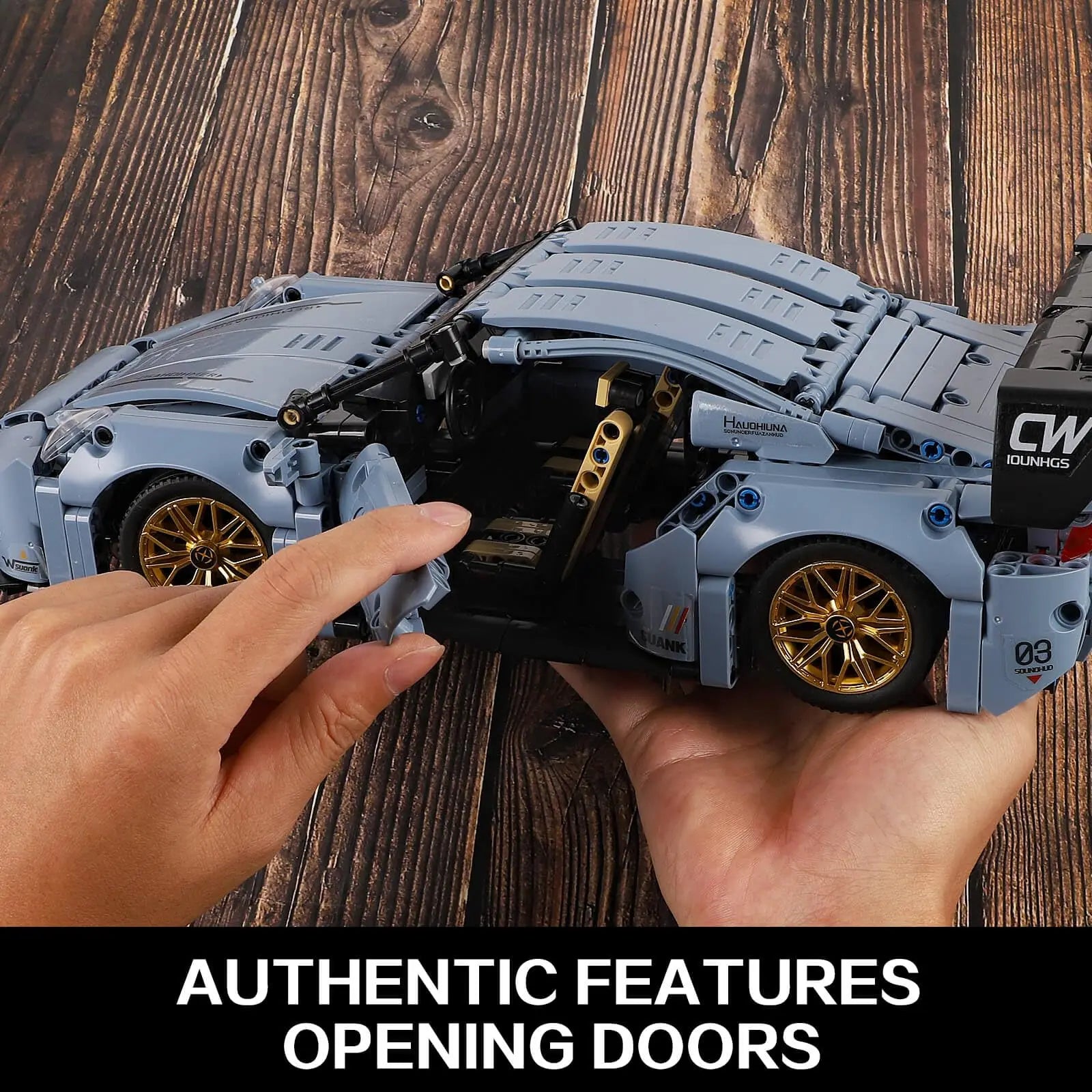 TOYLINX 1:14 Sports Race Car Building Set – MOC Assembly Kit for Kids & Adults