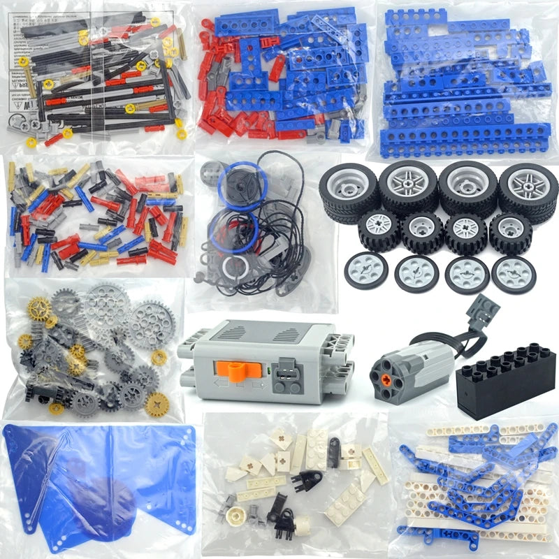 STEM Programming Building Blocks Set – Technical Parts & Power Functions for Kids