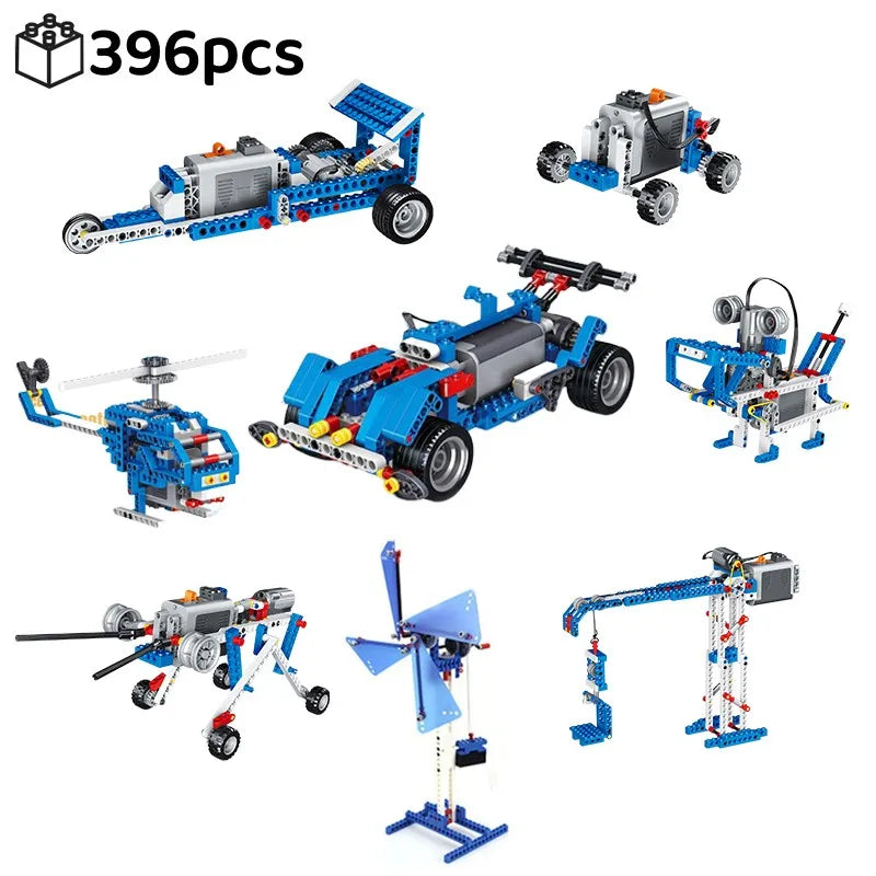 STEM Programming Building Blocks Set – Technical Parts & Power Functions for Kids