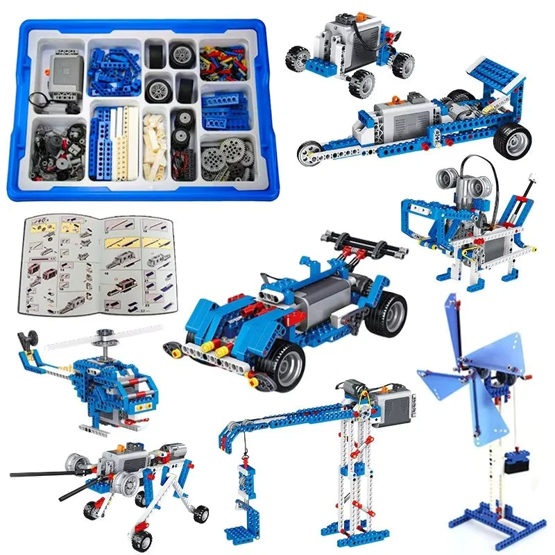 STEM Programming Building Blocks Set – Technical Parts & Power Functions for Kids