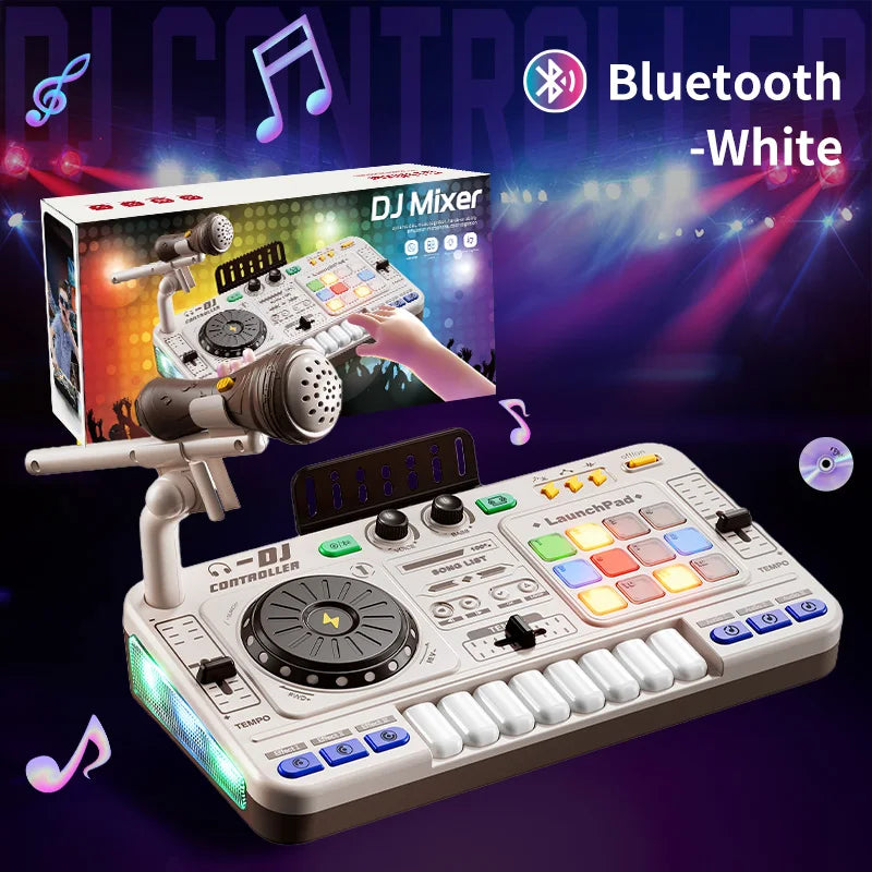 Kids DJ Mixer Toy – Multifunctional Music Controller with Effects 🎵