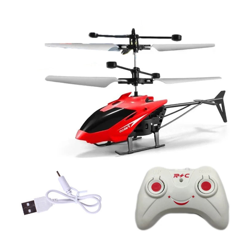 Rechargeable Mini RC Drone for Kids | Safe & Fall-Resistant Helicopter Toy | Remote Control Aircraft