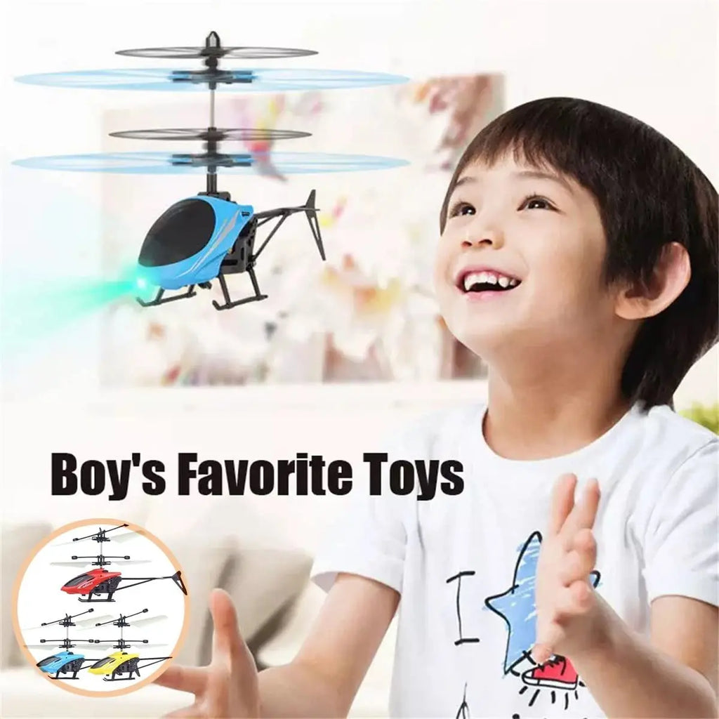 Rechargeable Mini RC Drone for Kids | Safe & Fall-Resistant Helicopter Toy | Remote Control Aircraft