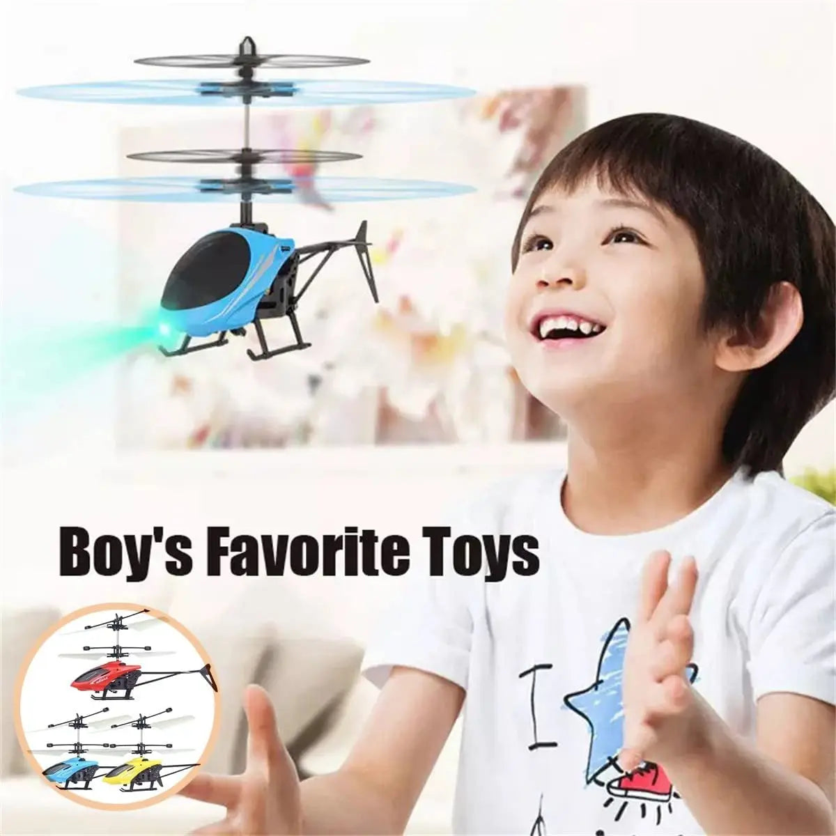 Rechargeable Mini RC Drone for Kids | Safe & Fall-Resistant Helicopter Toy | Remote Control Aircraft