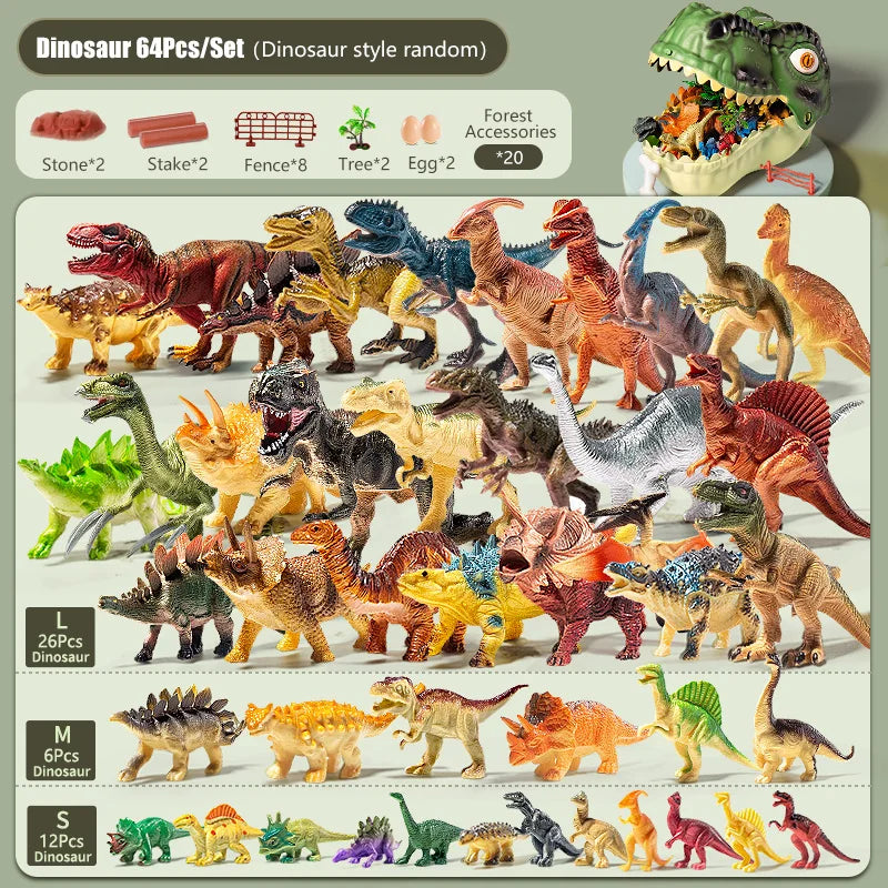 Simulation Dinosaur Action Figure – Jurassic T-Rex Toy for Kids