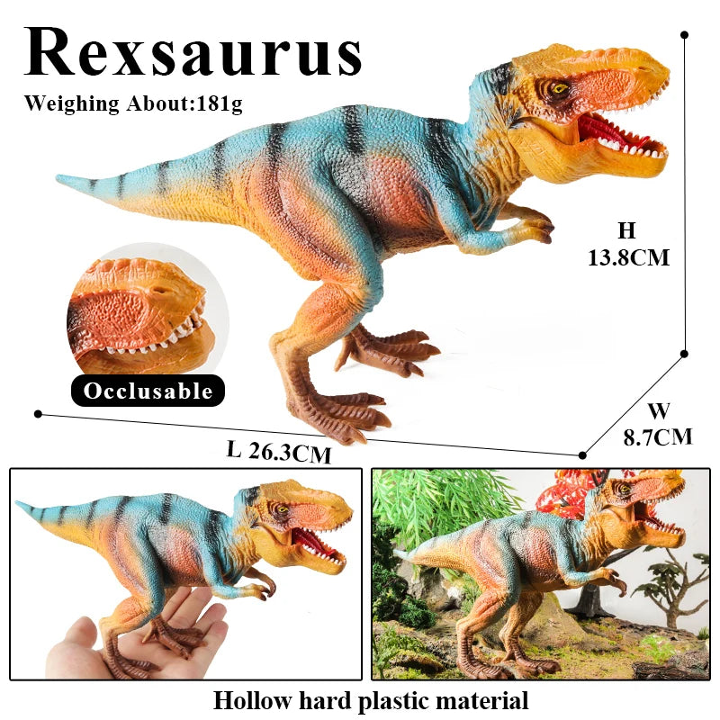 Oenux Dinosaur World Action Figures – Jurassic Collection Toy for Kids