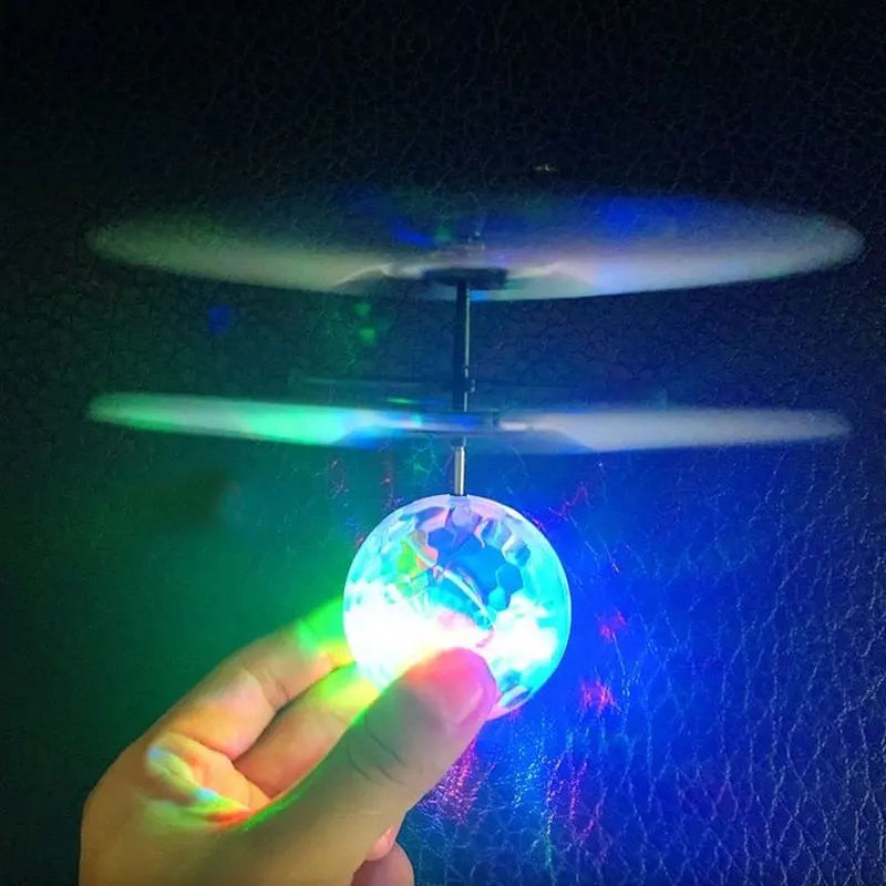 Induction Floating Crystal Ball Toy | Colorful LED Gyroscope Hover Ball for Kids