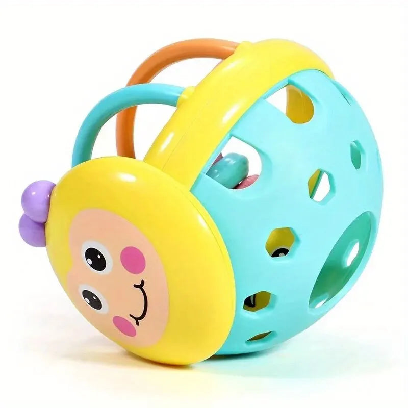 Baby Catch Ball Rattle Toy | Soft Bendy Grasp Ball with Bell for Infants 0–12 Months