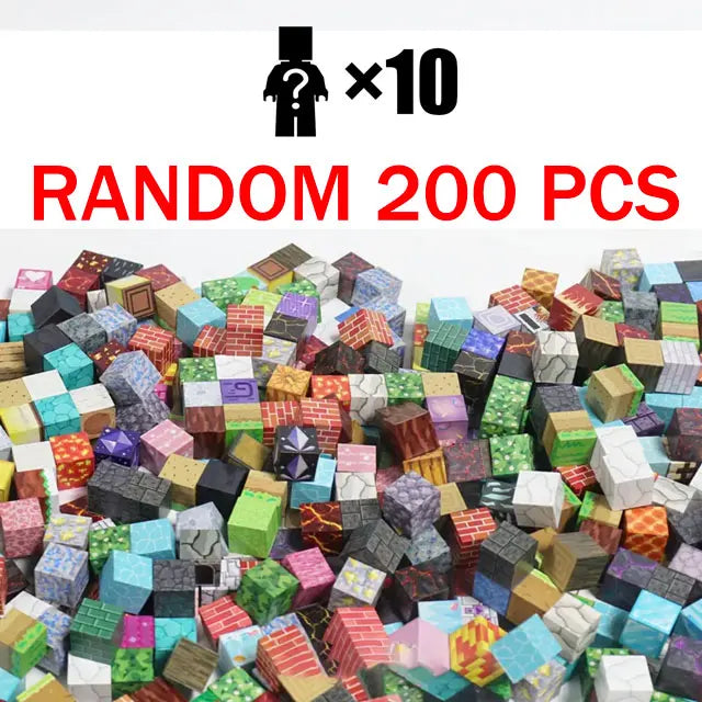 10–200 PCS Magnetic Building Blocks Set – Mini STEM DIY Educational Toy for Kids