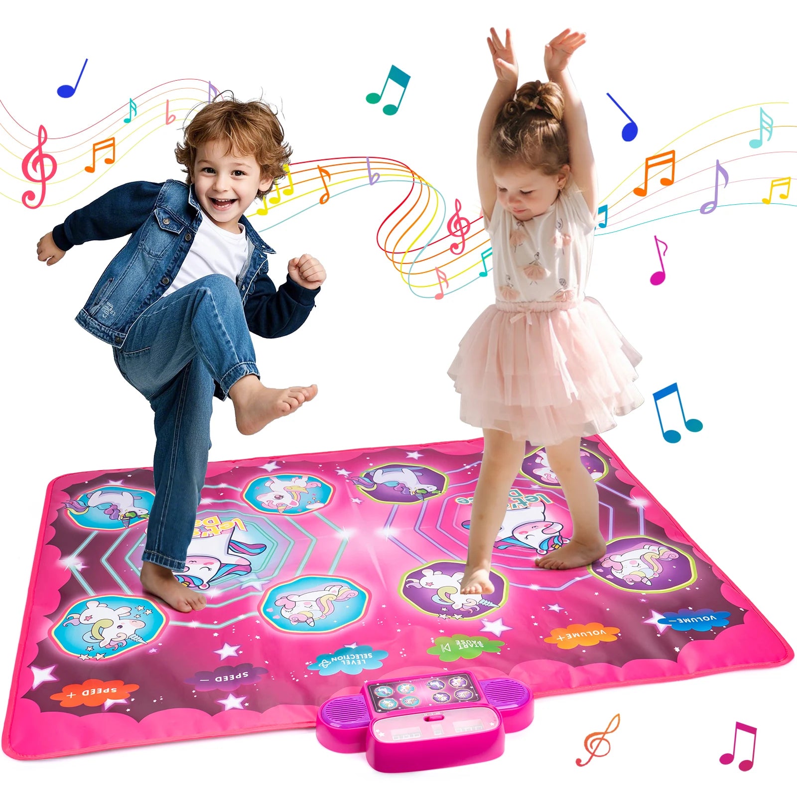 Kids Electronic Dance Mat with Music – Double Play