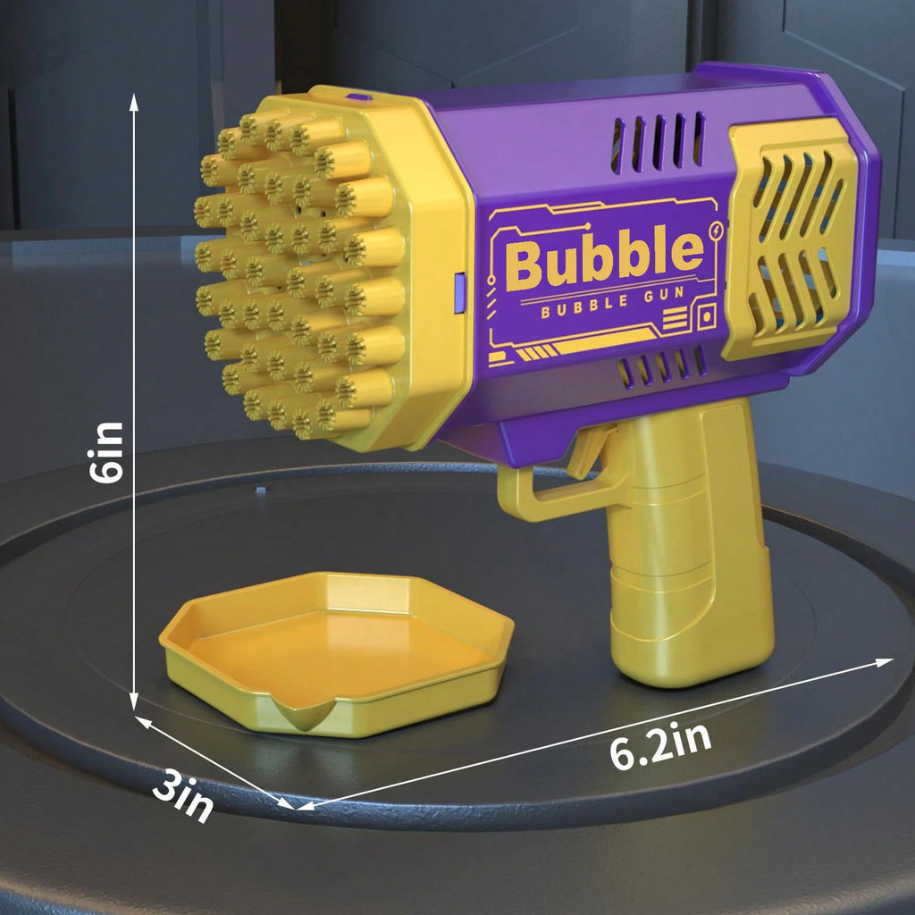 Hole Bubble Machine with LED | Automatic Bubble Blower (No Battery) | Outdoor Kids Bubble Toy | Manual Bubble Maker for Parties & Play-40