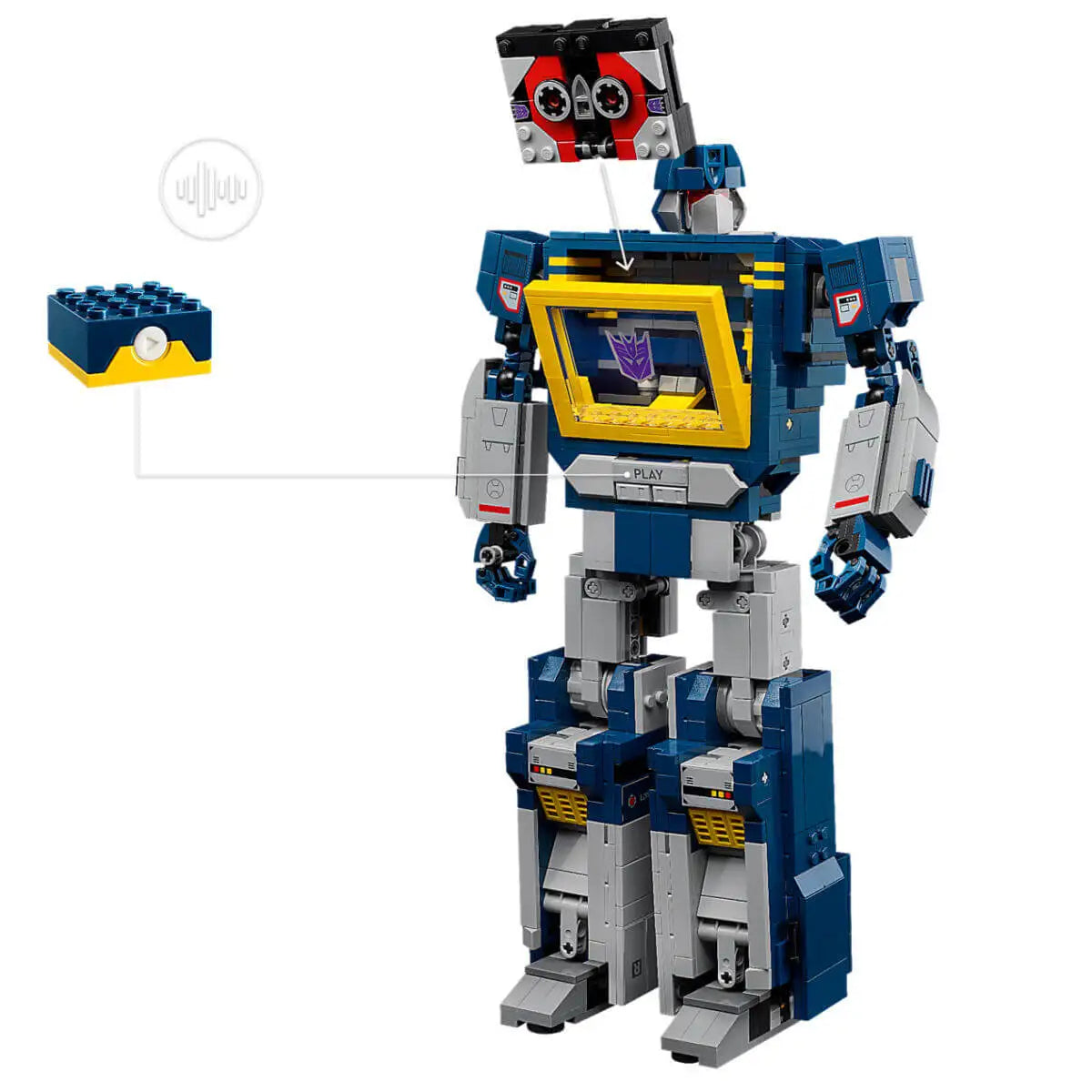 Robot Soundwave Building Blocks Set – Assembly Brick Model Toy for Kids