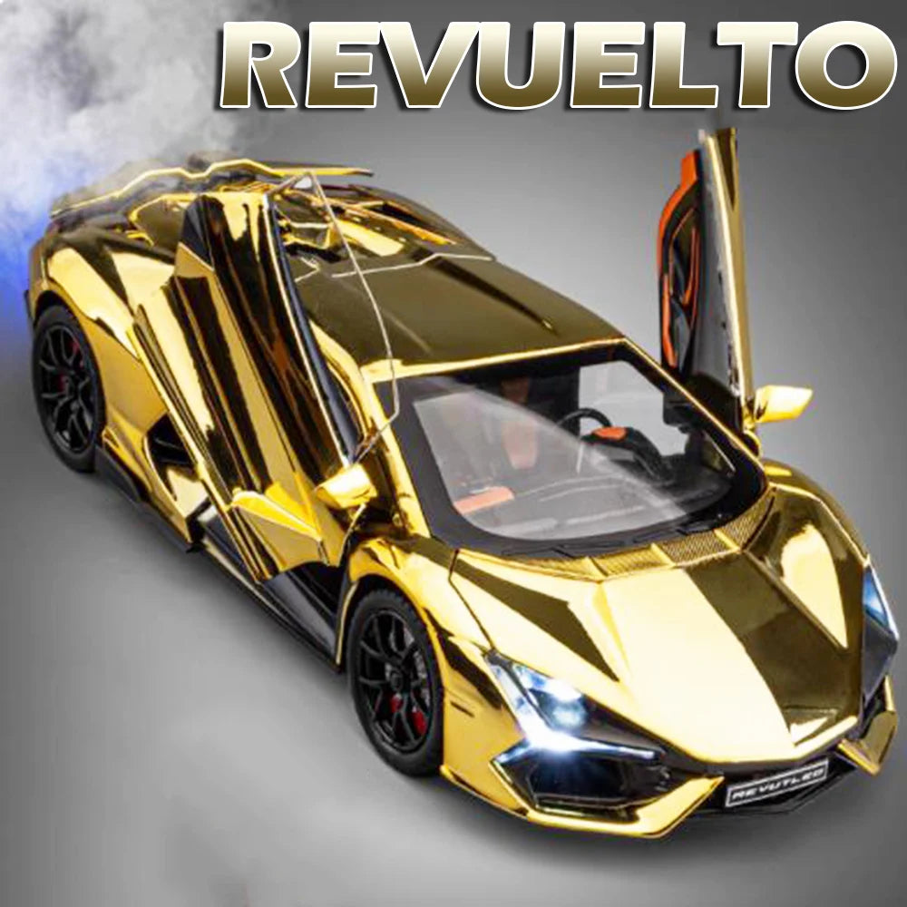 1:24 REVUELTO Diecast Supercar – Alloy Model with Sound, Light & Pull-Back