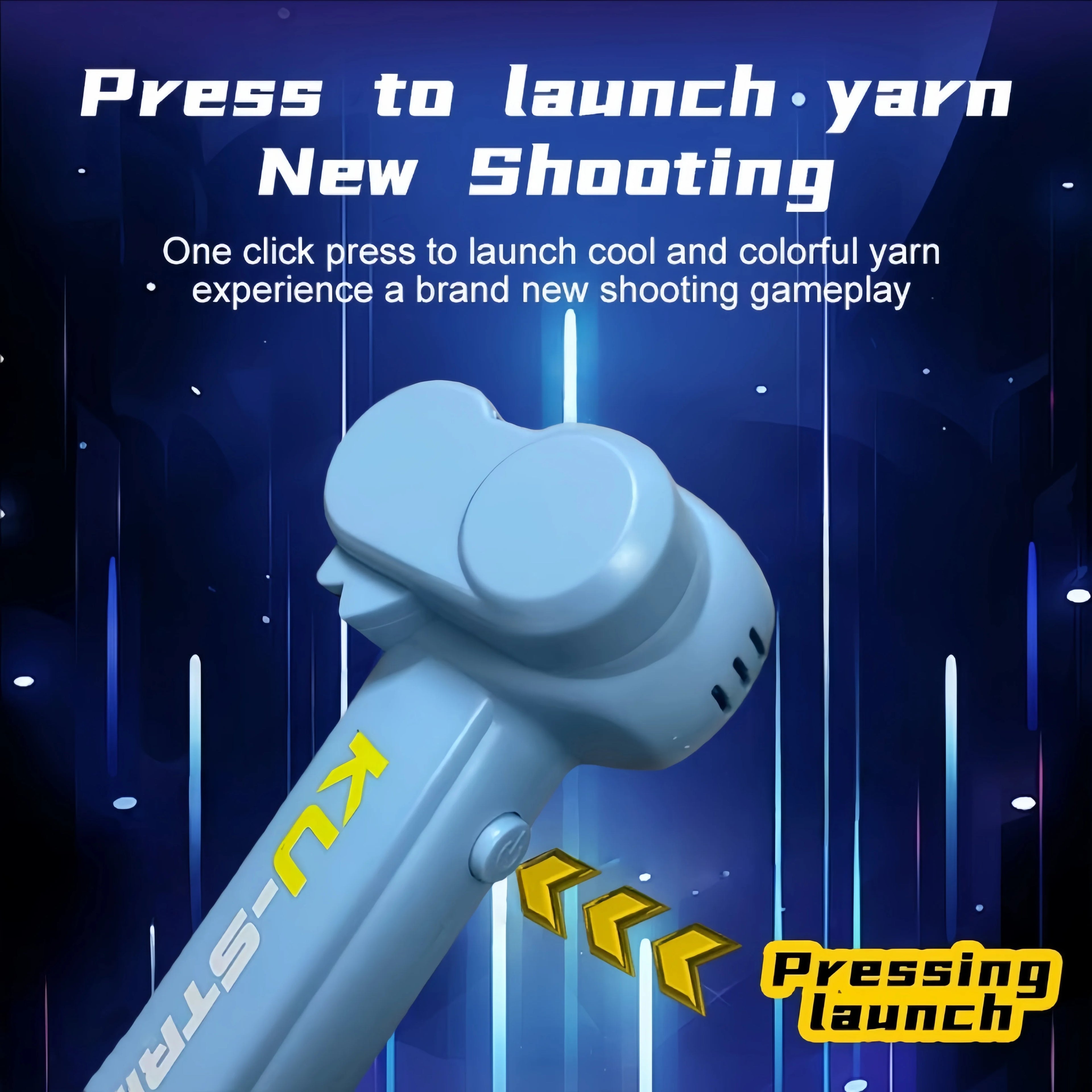 Glow-in-the-Dark Electric Thruster Rope Toy for Kids – Outdoor Sensory Decompression Play