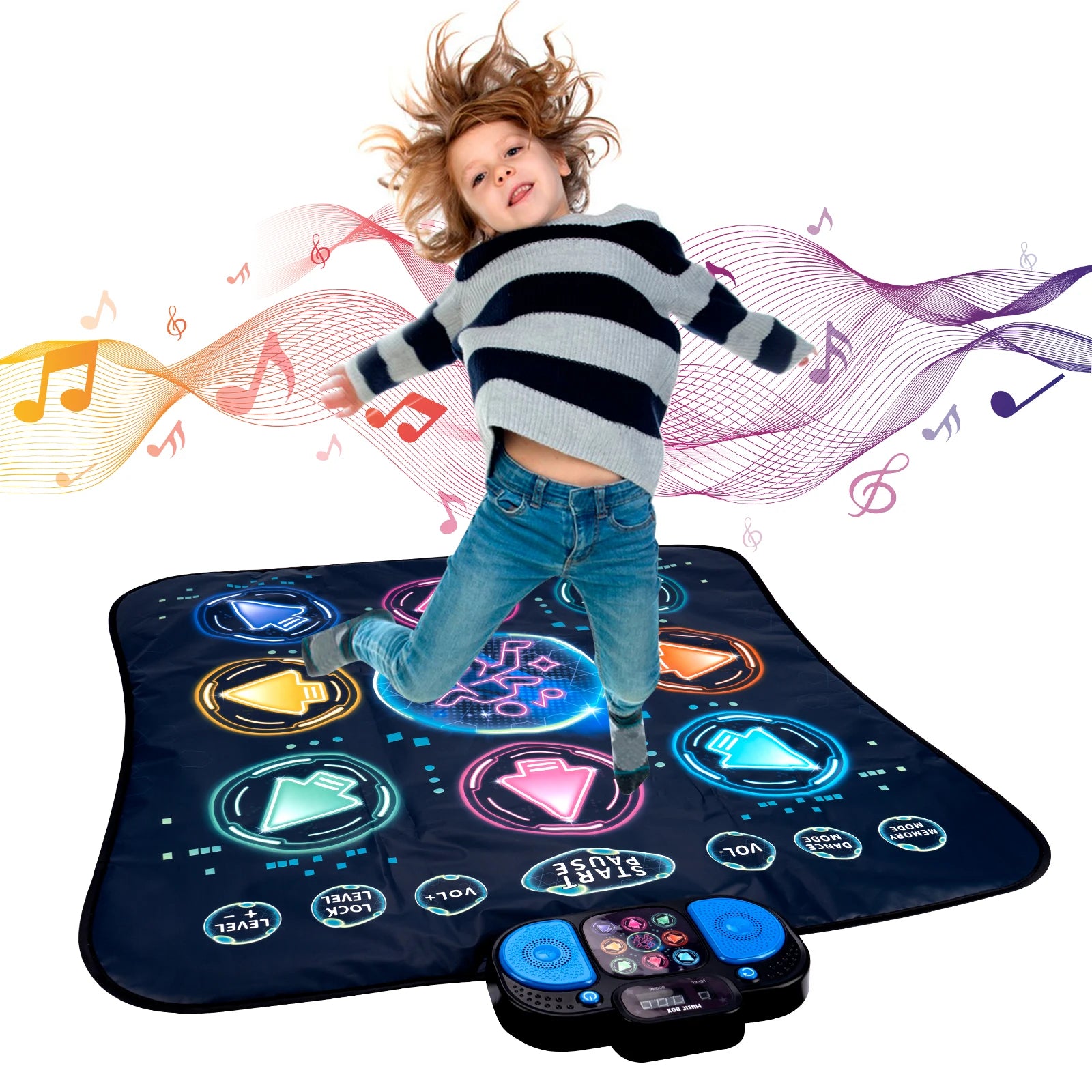 Kids Electronic Dance Mat with Music – Double Play