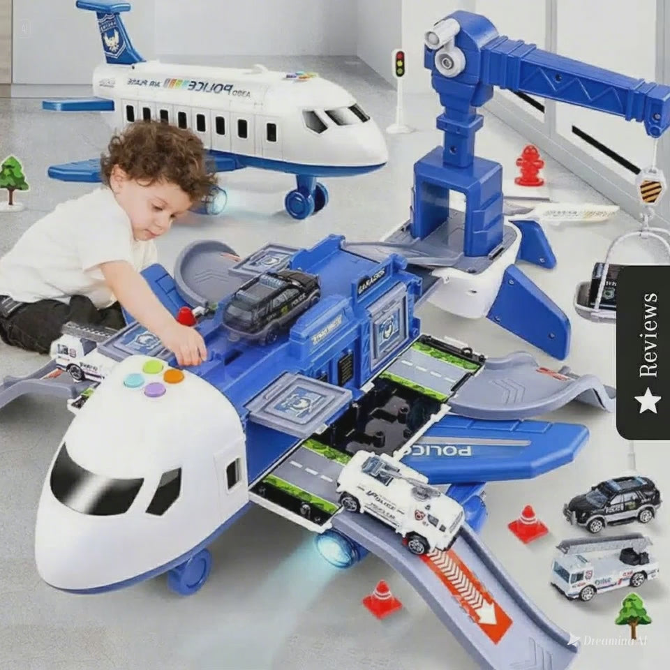 Deformation Music Inertia Airliner Toy – Large Passenger Plane for Kids